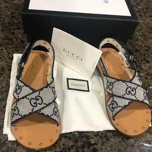 Gucci | Shoes | Authentic Kids Gucci Sandals Size 32 | Poshmark